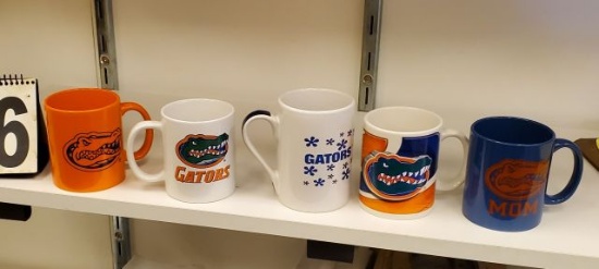 mixed Florida Gator coffee mugs