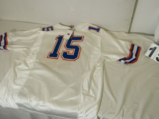 Nike licensed University of Florida #15 white Jersey (1) small (2) med (3) xl