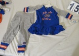 Coliseum Florida Gators 2 piece child's outfit blue top gray bottom on hangers (5) 3 to 6 mos (4) 6