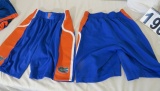 mix of Jordan and Nike licensed Off basketball shorts  youth sizes with gator head and F logo (2) me