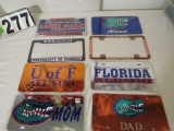 Florida Gator Assorted Car License Plates (26) and Frames (24)