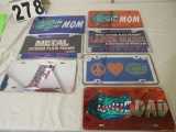 Florida Gator Asorted Car License Plates (45) and Frames (5)