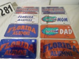 Florida Gator Assorted Car License Plates  (20) and (30) Car Tag Frames