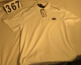 Fusion Polo with embroidered Gator Logo size small White by Cutter and Buck