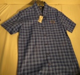 Freemont Checkered Small Blue Embroidered Florida Gators Logo size Small