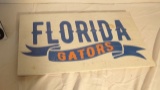 Florida Gators wood Sign 10.5 x 20 repoduction antique white