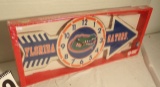 Florida Gators Clock 10 x 24