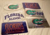 Florida  Gator Metal License Plates