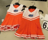 Florida Gators orange and white cheerleaders outfits for toddlers (5) 0 to 3 mos (5) 3 to 6 mos (1)