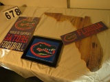 grouping of Gators signs (some minor damage)