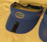 Florida Gators Nike dri fit sun visors blue with adjustable strap in back