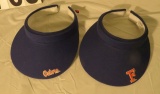 white Ladies Gators sun visors