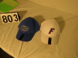 Florida Gators Nike caps flex fit style some white mostly blue