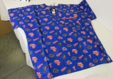 blue Florida Gators scrub tops (8)smalls (2) medium (5) large (6) xl (1) xx