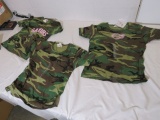 childrens gator head camo shirts  (4) small (8) medium ((2) large