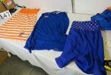 mixed Florida Gators dresses (1) orange and white Large(1) XL orange and white (1) small blue (2) la