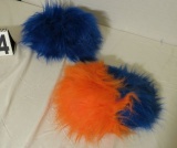 Florida Gator Orange and Blue Wigs