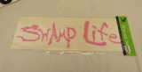Florida Gator Life Out Loud Swamp Life  Vinyl Decal 5 x 16