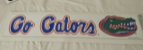 Florida Gators licensed die cut vinyl decal Go Gators Fantastic Graphics 4 x 20