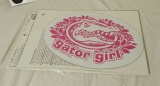 Florida Gator Fantastic Graphics licensed die cut vinyl decal Gator Girl 8 x 12