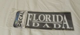 Florida Gator Dad licensed die cut vinyl decal 7 x 3