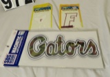 Florida Gator Color Shock Licensed die cut vinyl decals (10) 