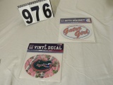 Florida Gator Vinyl Decal (25) Gator Camo Pink (9) Auto Magnet Gator Girl