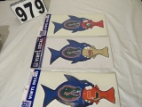 Florida Gator Vinyl Decal Various Opponents Gator Bait SDS Designs 12 inch