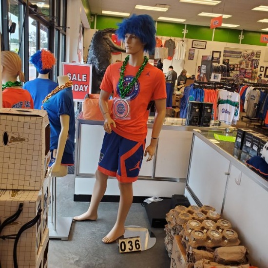 6' young man mannequin (merchandise not included)