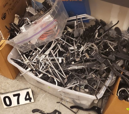 tote of slat wall hooks