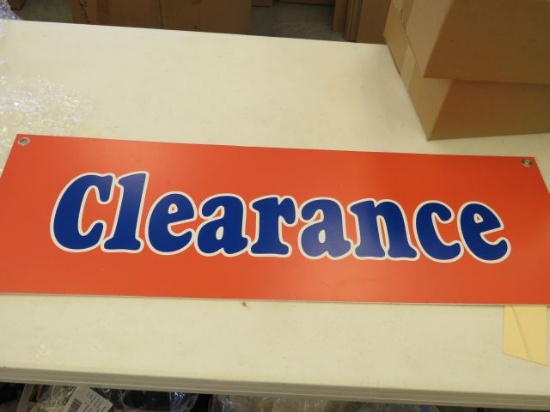 in store area location signs 10" x 24
