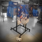 4 way clothing racks on casters with 18