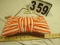 Orange stripe shoulder bag