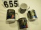 Assorted Ceramic Florida Gator Camo Mugs (4)15oz and (3)10oz