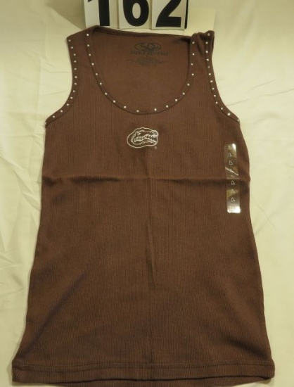 Florida Gators brown ribbed ladies tank top (2) large (5) xl