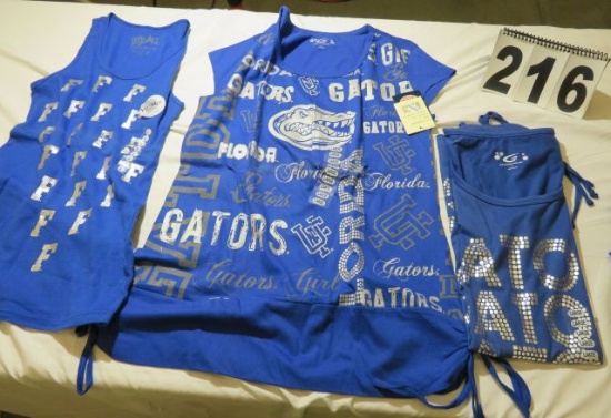 Gator Assorted ladies tops and tanks with silver graphics (8)L