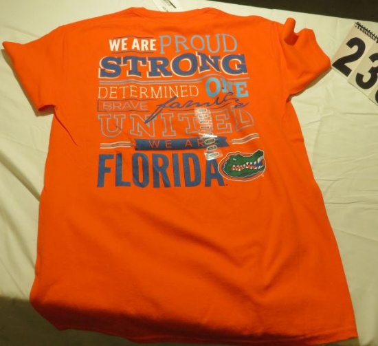 Orange Florida Gator (4)M Mom and (5)M Grandma t-shirts and (1)M orange tee
