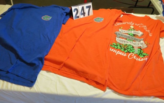 Ladies Florida Gator PressBox Campus Cruisin t-shirts Orange: (1)M, (3)L, (3)XL  Royal: (4)L, (4)XL