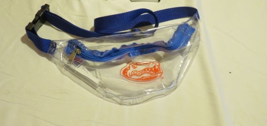Florida Gator Stadium Approved Clear Fanny Packs with Royal Trim