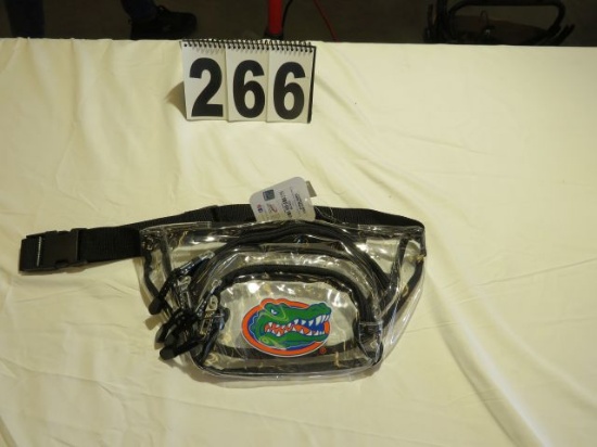 Florida Gator Stadium Approved Clear Fanny Packs with Black Trim