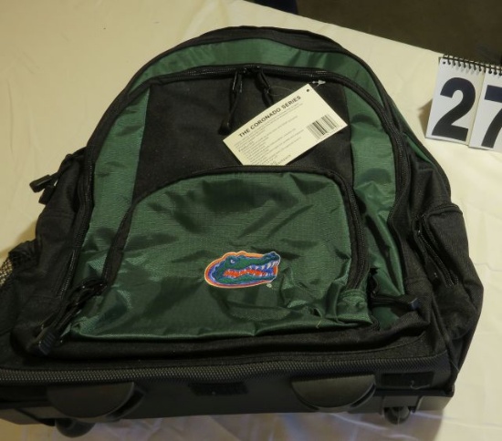 Florida Gator Rolling Backpack on Wheels with telescopic handle