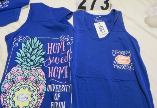 Florida Gator Ladies PressBox Home Sweet Home Tank Tops (2)S, (2)M, (2)L and Sunrise Script tanks (1
