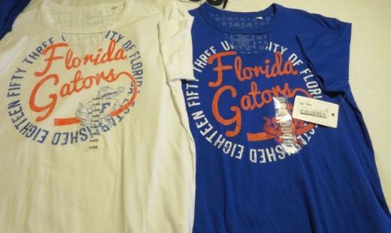 Florida Gator Women's Saylor Short sleeve Tees Royal:(1)M, (2) White: (1)XL