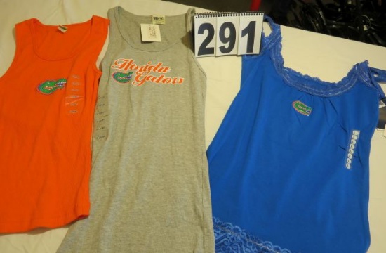 Florida Gator Women's Assorted tanks (2)S, (1)L, (3)XL