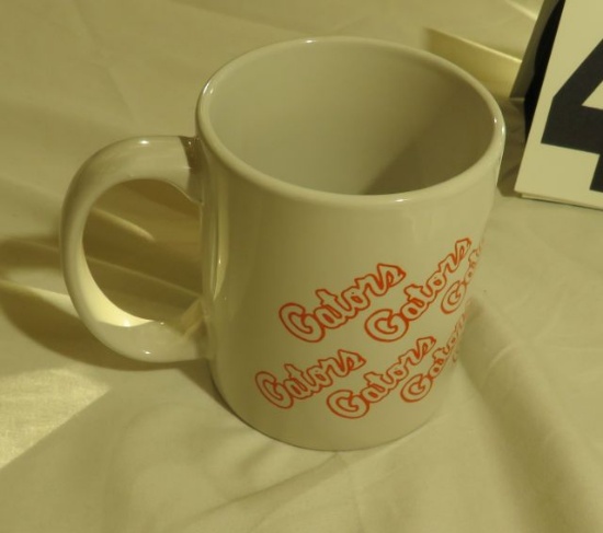 White Gator Script Mug