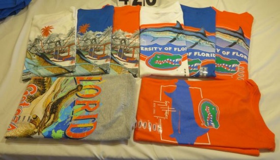 Florida Gator Guy Harvey Assorted t-shirts (8)S