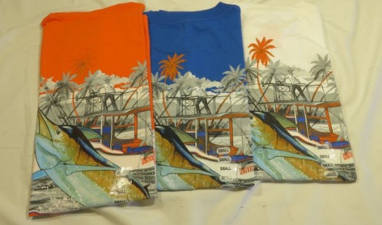 Florida Gator Guy Harvey Collegiate Boat t-shirts. Orange (5)S, White (5)S, Royal (5)S