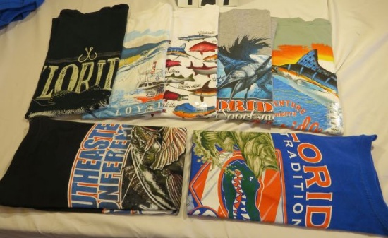 Florida Gator Fishing t-shirts (7)S