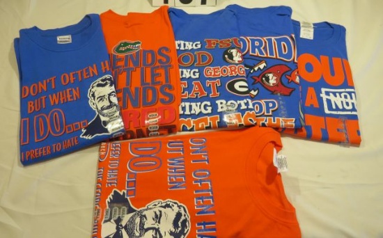 Mixed lot of Florida Gator hate t-shirts (13)S