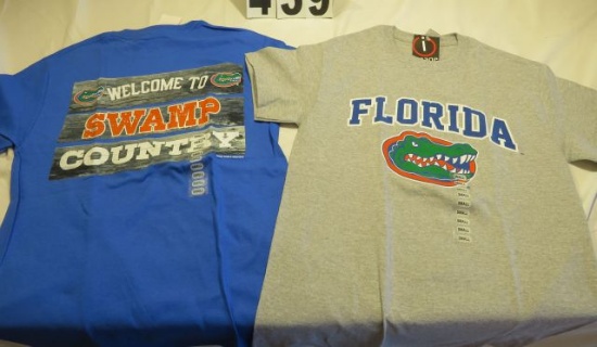 Florida Gator t-shirts. Grey (4), Royal Welcome to Swamp Country (6)